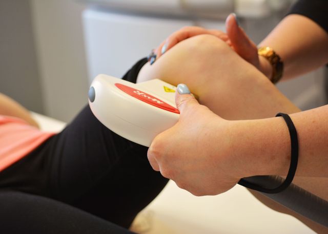 laser hair removal on the leg