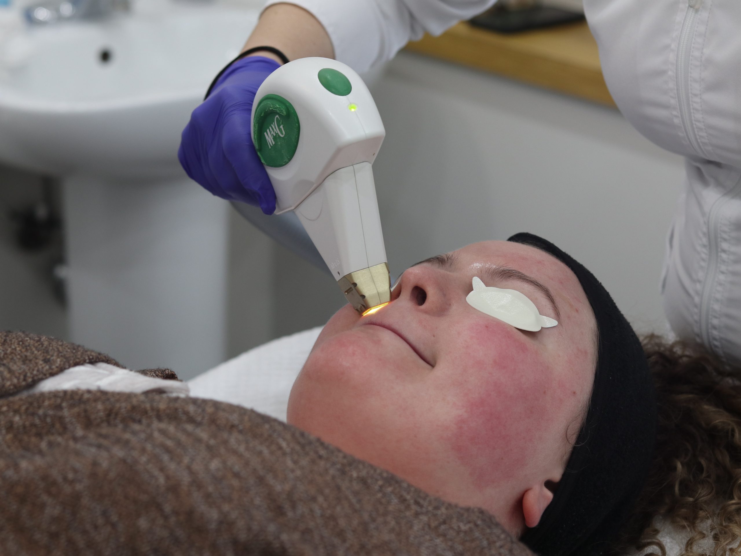 Photofacial service on a client.