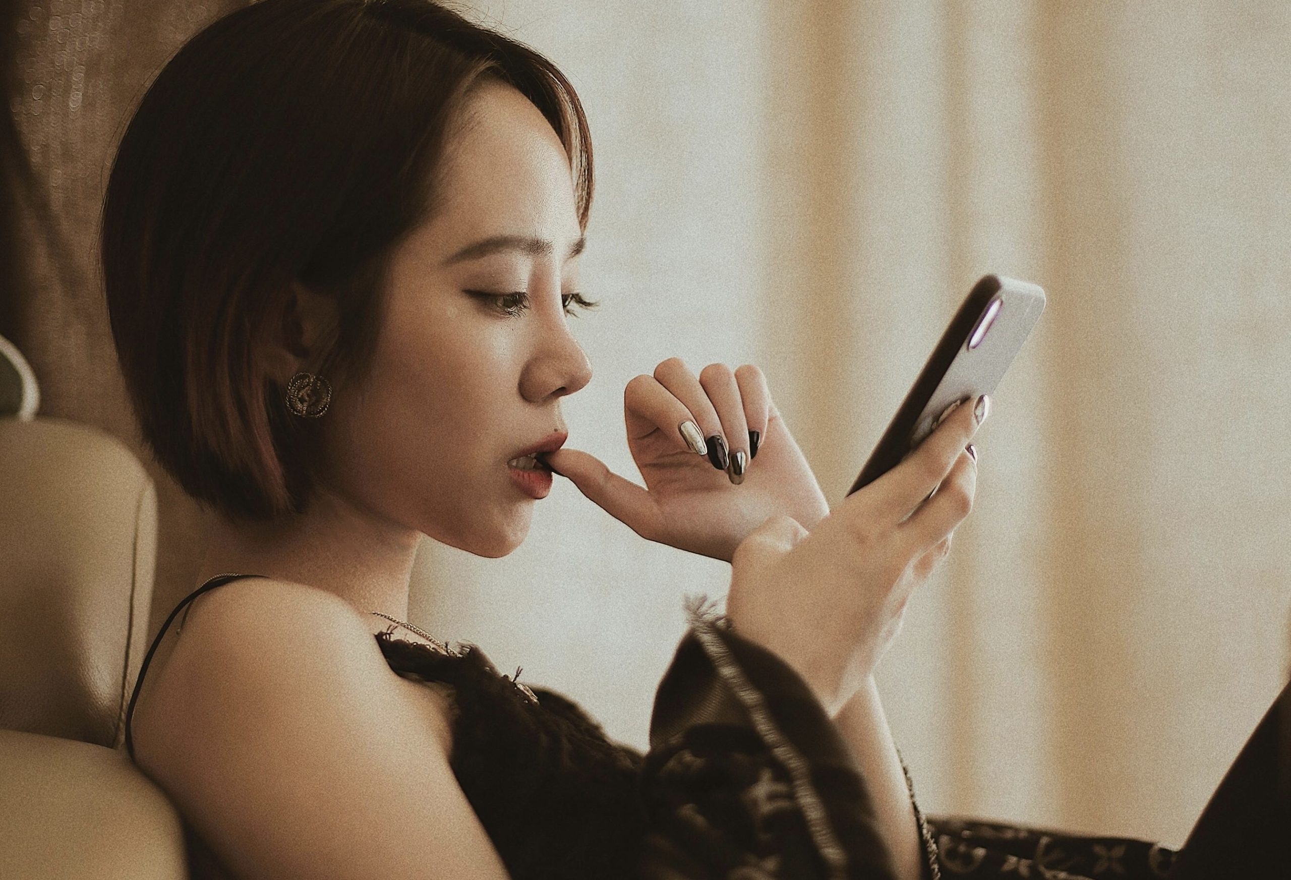 client using the app to make a booking