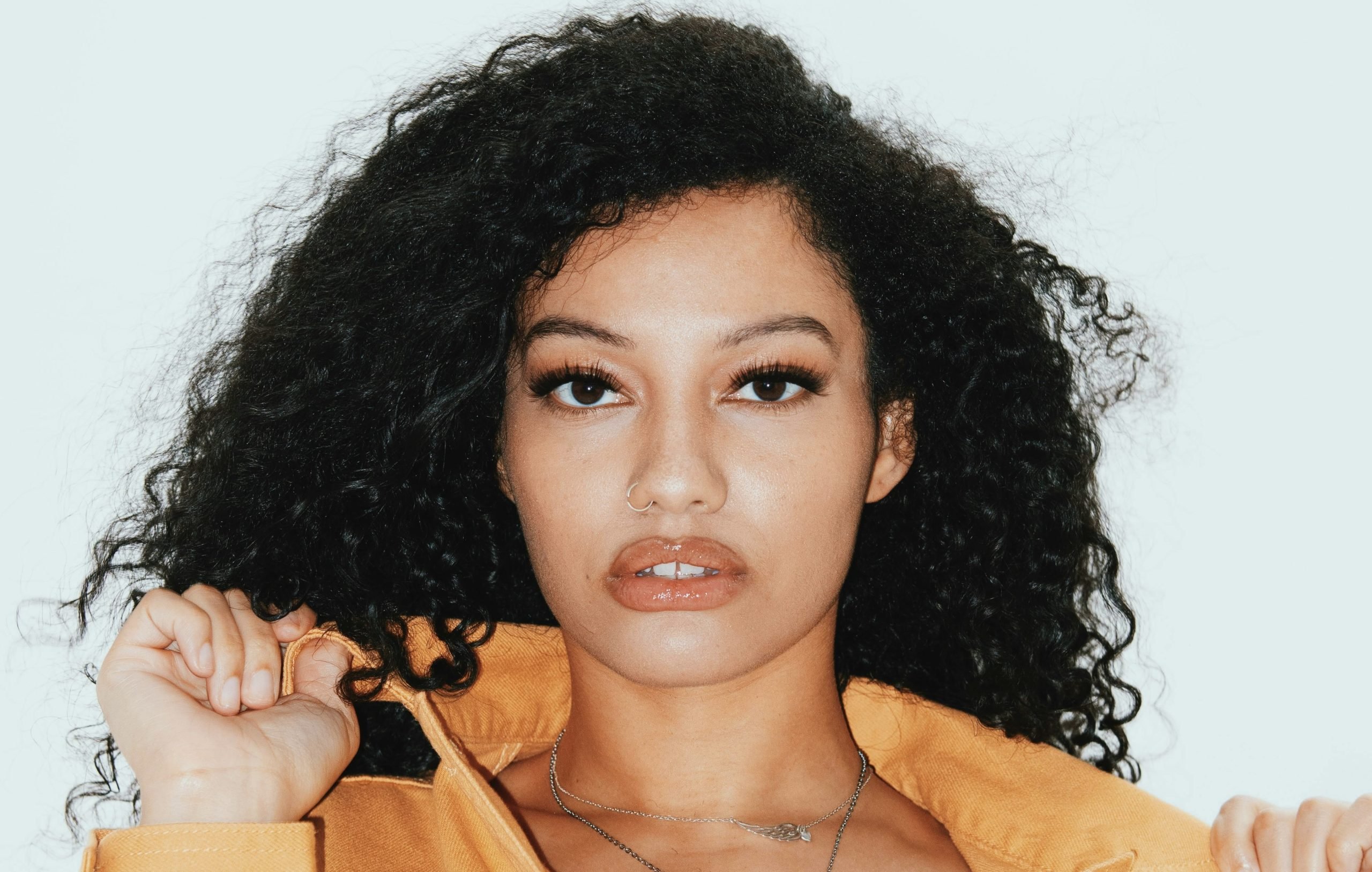 a person with clear skin