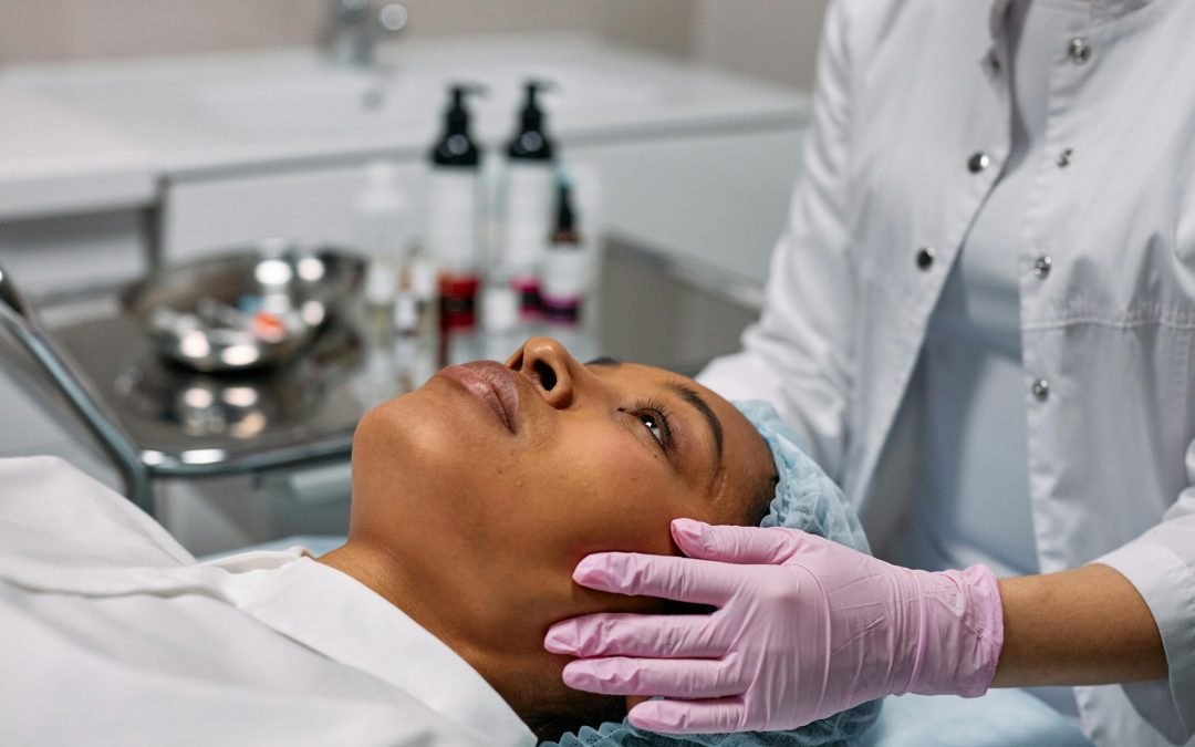 Facial during a spa treatment in winnipeg